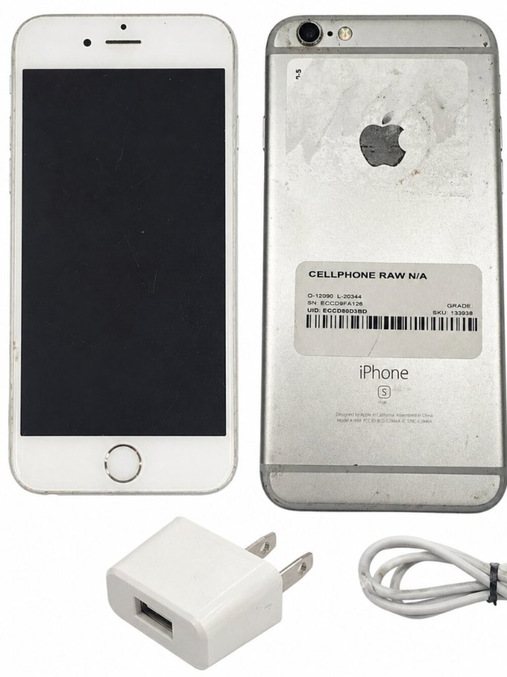 iPhone 6S 128GB Unlocked White BH 77% Fully Functional #1P